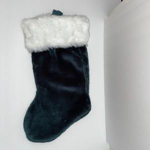 HALCO CHRISTMAS GREEN PLUSH 21" STOCKING DECORATION COSTUME NEW